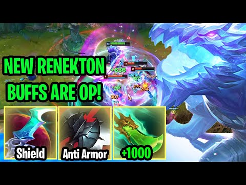 THE NEW RENEKTON BUFFS WERE A LITTLE TOO MUCH BUT I LOVE IT!😳