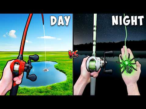 Day vs Night Fishing Challenge
