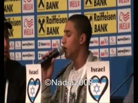 Boaz Mauda singing acapella live at his ESC Press Conference
