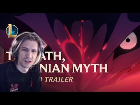 xQc reacts The Path, An Ionian Myth | Spirit Blossom 2020 Animated Trailer - League of Legends