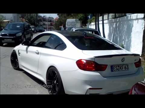 BMW M4 ///M Performance.Wheelspin and Revs at Serres,Greece...