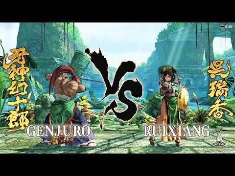 LEVEL 5 Genjuro Kibagami VS Wu Ruixiang Samurai Shodown 2019 Battle Tutorial