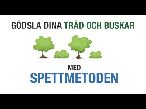 Gödsla med Spettmetoden