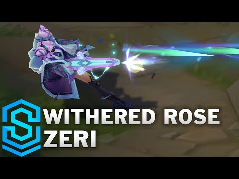 Withered Rose Zeri Skin Spotlight - Pre-Release - League of Legends