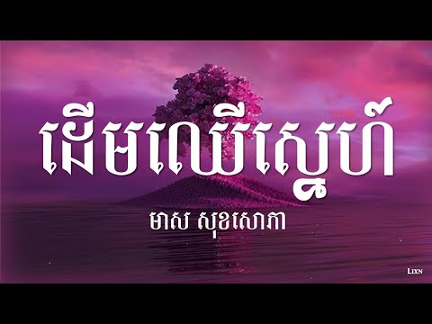 ដើមឈើស្នេហ៍-មាស សុខសោភា derm cher sne lyric song (meas soksophea old song)