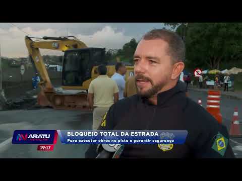 Pista da BR-324 cedeu em Simões Filho | ARATU NOTÍCIAS | TV ARATU