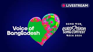 Voice of Bangladesh 🇧🇩 - Eurovision Song Contest Asia - Livestream | #EurovisionAsia