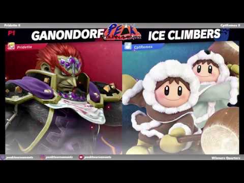 Winners Quarters Pridette (Ganondorf, Wolf) vs CptRemex (Ice Climbers) (Peak 8-16-19)