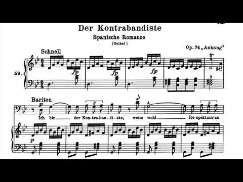 Der Kontrabandiste | Dietrich Fischer-Dieskau | Robert Schumann
