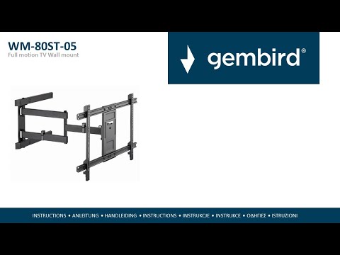 Gembird WM-80ST-05 Black