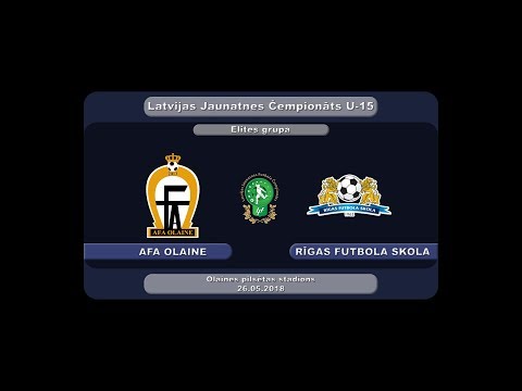 U-15 AFA Olaine - Rīgas Futbola Skola (Latvijas Jaunatnes Čempionāts)