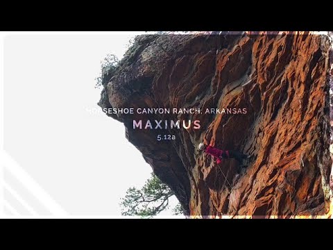 Maximus 5.12a : are you not entertained?! : Sport Climbing Horseshoe Canyon Ranch, AR
