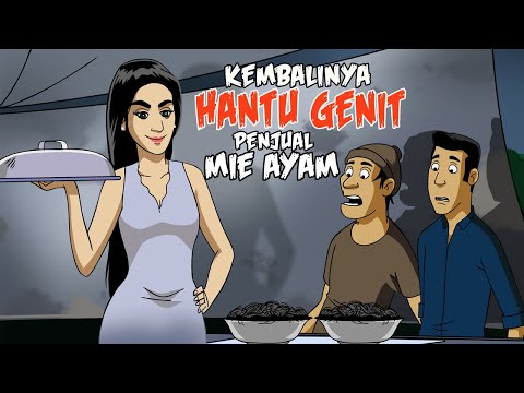 Kembalinya Hantu Genit Penjual Mie Ayam - Kartun Horor