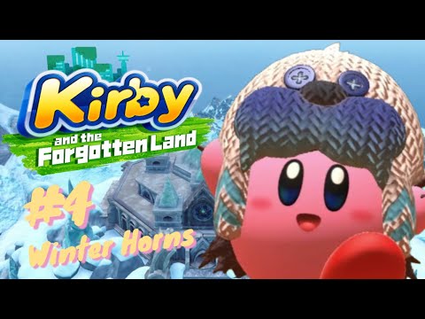 Kirby and the Forgotten Land GamePlay Walkthrough part 4 - Winter Horns - All Waddle Dees Found!
