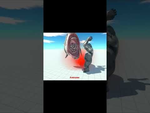 METAL GORO VS MUTANT MEGALODON #animalrevoltbattlesimulator #arbs #animalrevolt