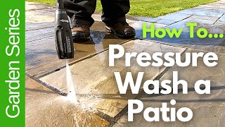 Pressure Wash a Patio