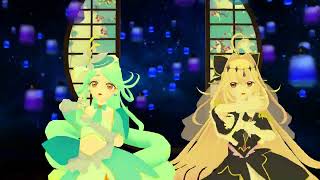 【MMD名探偵プリキュア】キュアエクレール&キュアアルカナ・シャドウで"夏に去りし君を想フ"。
