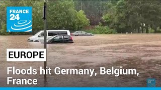 Floods in parts of northern Europe after heavy rains • FRANCE 24 English