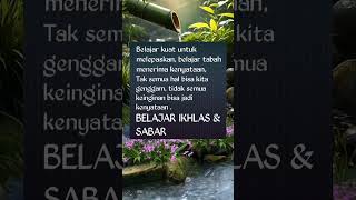 Download lagu Belajar Ikhlas Dan Sabar #katakatabijak #motivasidiri #katahatimotivasi mp3