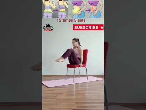 Belly Fat Workout With Chair