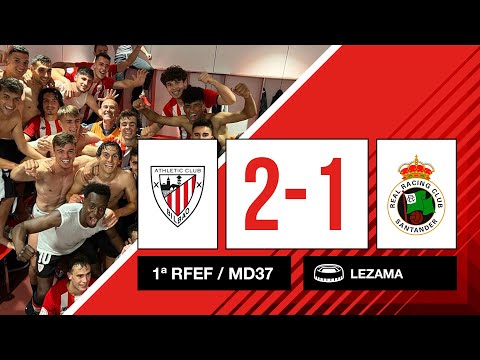 Imagen de portada del video ⚽ Resumen I Bilbao Athletic 2-1 Real Racing Club I Laburpena