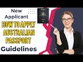 How to apply Australian Passport online | Full Guide