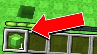 PLAYING MINECRAFT WITH ONLY 1 SLIME BLOCK...