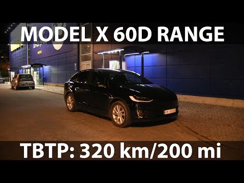 Tesla Model X 60D Range test