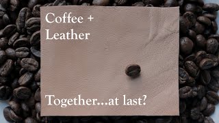 Dyeing Leather with Coffee