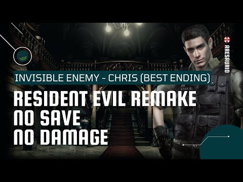 Resident Evil REmake (PC) | Chris Invisible Enemy (Hard) - No Damage | No Save | Best Ending