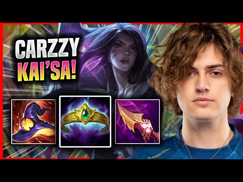 CARZZY TRIES KAI'SA AP NEW BUILD! - VIT Carzzy Plays Kai'sa ADC vs Ezreal! | Preseason 2022