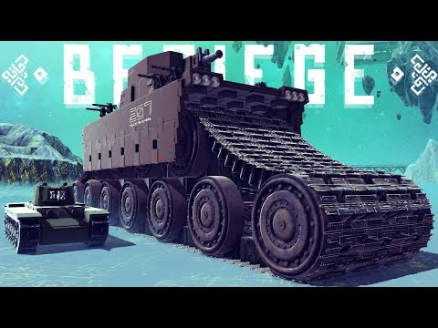 The Worlds Largest Tank - Destroying Big Ben - Besiege Best Creations