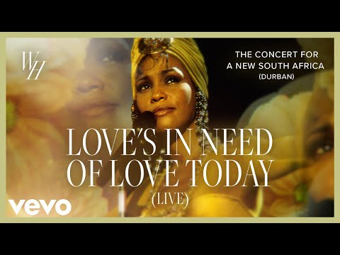 Video thumbnail for Love’s in Need of Love Today (Live from The Concert for a New South Africa)