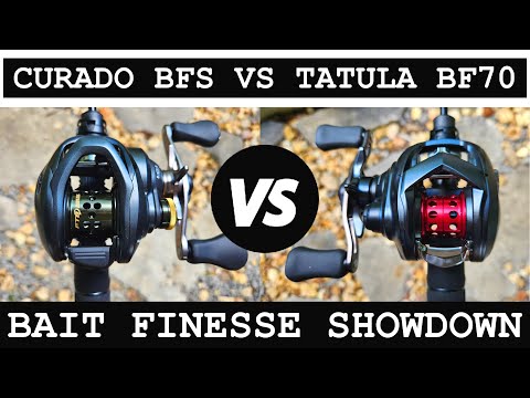 DAIWA TATULA BF70 VS SHIMANO CURADO BFS!!! Bait Finesse Reel SHOWDOWN
