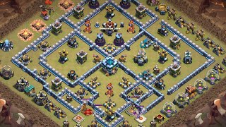 【クラクラ】RaYuさんのドラゴンラッシュ TH13全壊