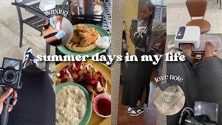 summer days in my life : waxing myself, getting my toes done, good eats, etc.