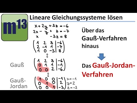 Gauß-Jordan-Verfahren zum Lösen von Linearen Gleichungssystemen