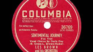 1945 HITS ARCHIVE: Sentimental Journey - Les Brown (Doris Day, vocal) (the original #1 version)