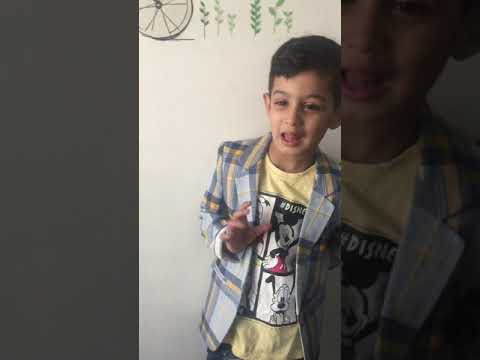 Saiansh talking to camera