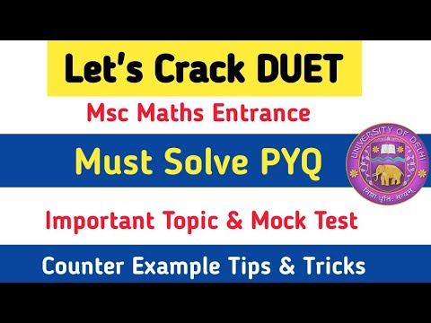 Let's Crack DU Entrance EXAM 2021| DUET MOCK TEST ||Must Solve PYQ Prepration Strategy||DUET 2021