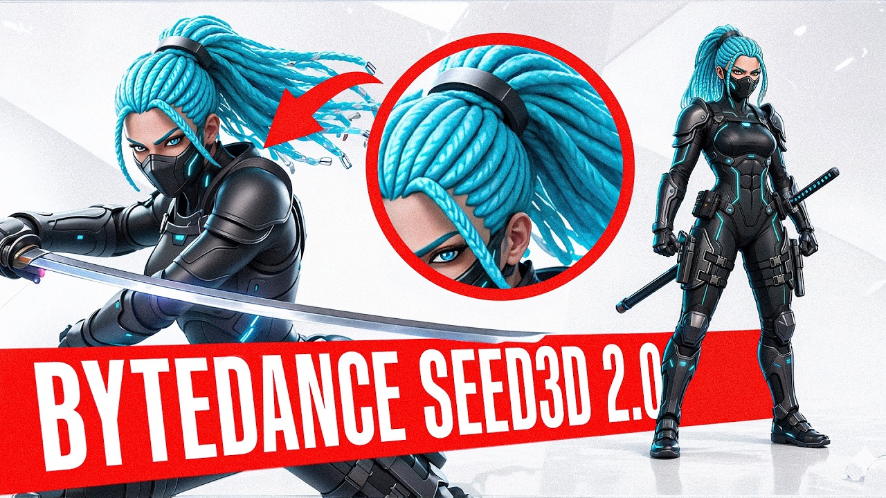 New Best 3D AI Generator from ByteDance? - Seed3D 2.0