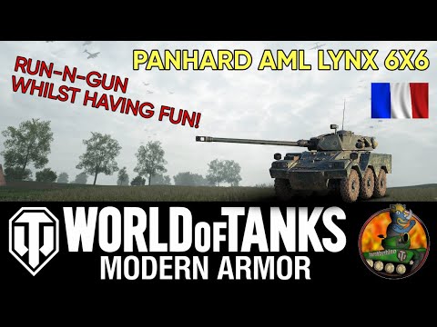 PANHARD AML LYNX 6X6 II Wheely Good Run-N-Gun Fun! II World of Tanks Modern Armour II WoTC