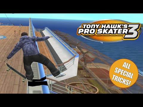 Tony Hawk’s Pro Skater 3: ALL SPECIAL TRICKS!