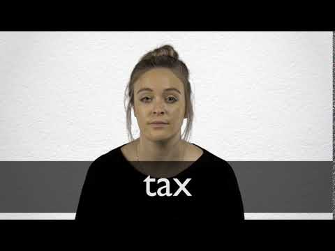 How to pronounce TAX in British English