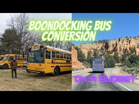 Budget Boondocking Bus Conversion: Off Grid Home for under $10,000