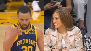 Stephen Curry Impresses Jennifer Lopez With Crazy 3 Pointer! Warriors vs Lakers