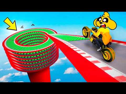 RETO de la ESPIRAL de MÁXIMA VELOCIDAD 100% IMPOSIBLE! 😱🚗 MIKECRACK  en GTA 5 Online 🔴EN DIRECTO