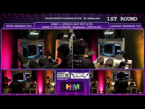 BEMANI Esports Championship 2018 DrumMania Tournament 1st Round: Peter vs. Anuphap