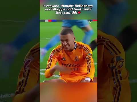 True friendship 🤩 Mbappe × Bellingham#football #soccer #foryou #footballmoments#respect