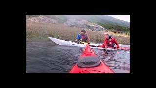 preview picture of video 'Sea Kayak Rolling in Kylerhea, Isle of Skye'